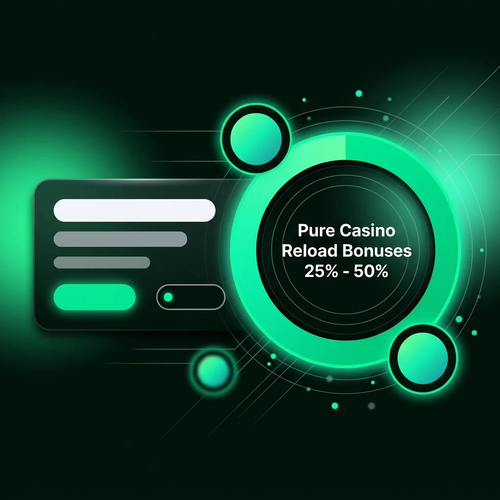 Pure Casino Reload Bonuses 25% - 50%